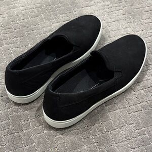 Black Slip-On Shoes